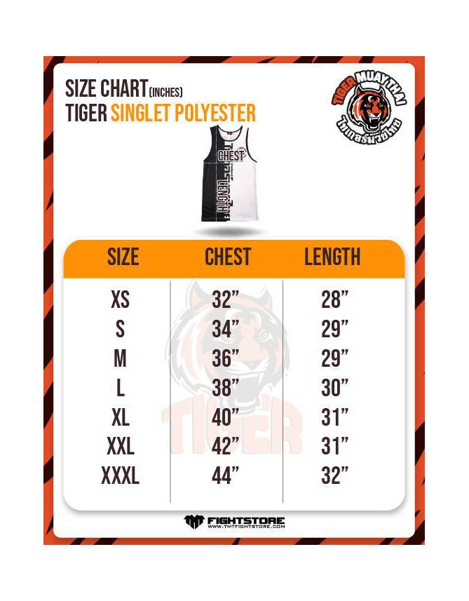 Singlet Tiger Head B/O