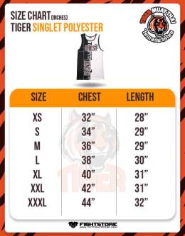 Singlet Tiger Head B/O