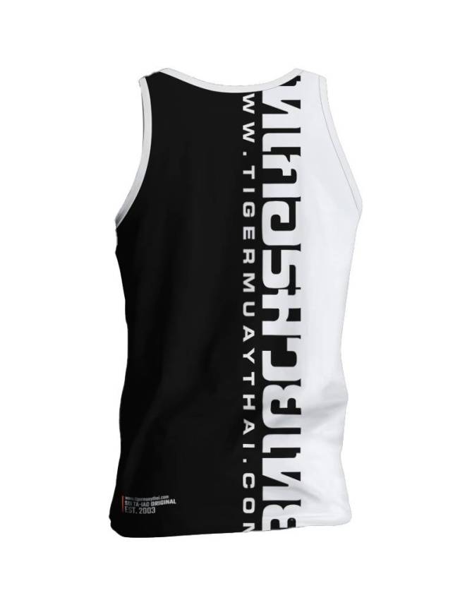 Singlet Thai Writing 50/50 BK/W