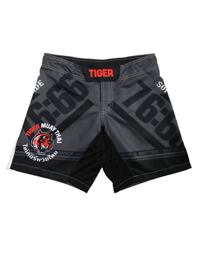 MMA Shorts - "76-66" - Dark Grey