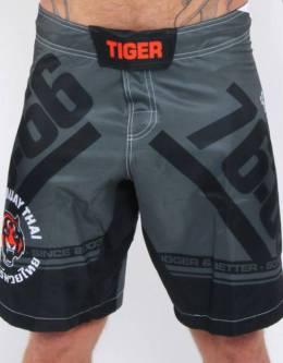 MMA Shorts - "76-66" - Dark Grey