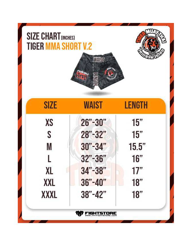 MMA Shorts - "76-66" V2 - Dark Grey