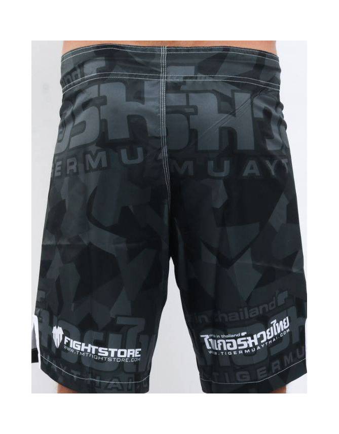 MMA Shorts - "Camo" - Black