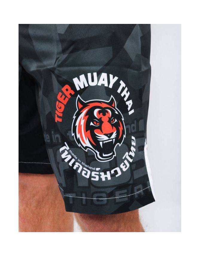 MMA Shorts - "Camo" - Black