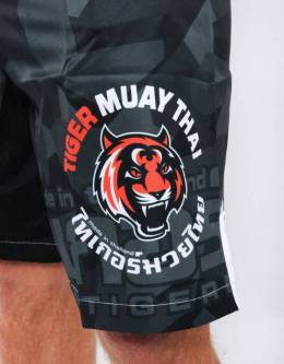 MMA Shorts - "Camo" - Black