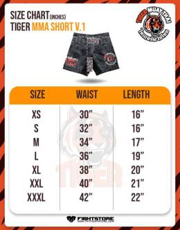 MMA Shorts - "Camo" - Black