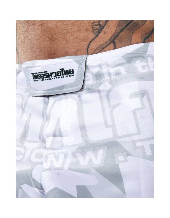 MMA Shorts - "Camo" - White