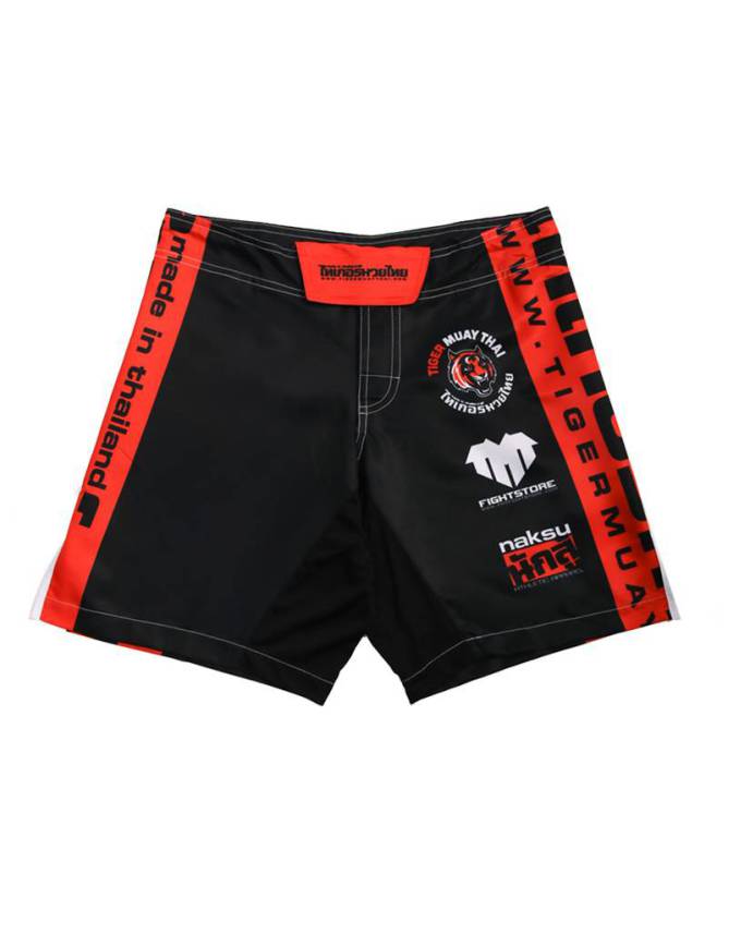 MMA Shorts - "Thai Writing '23" - Black