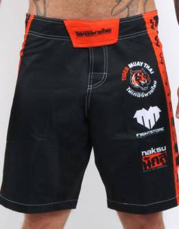 MMA Shorts - "Thai Writing '23" - Black