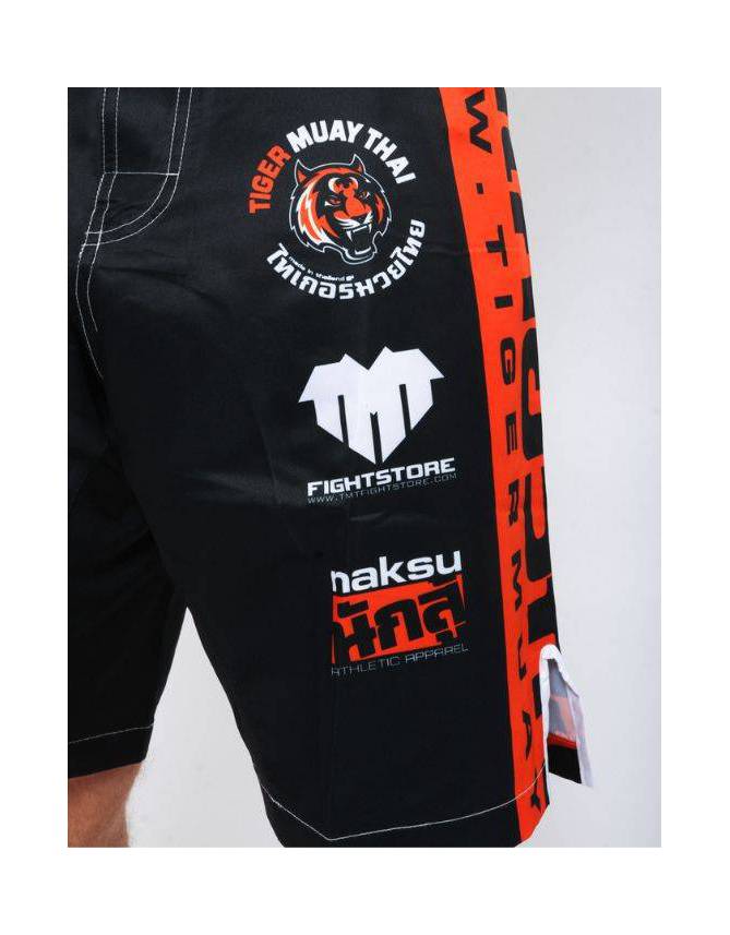 MMA Shorts - "Thai Writing '23" - Black