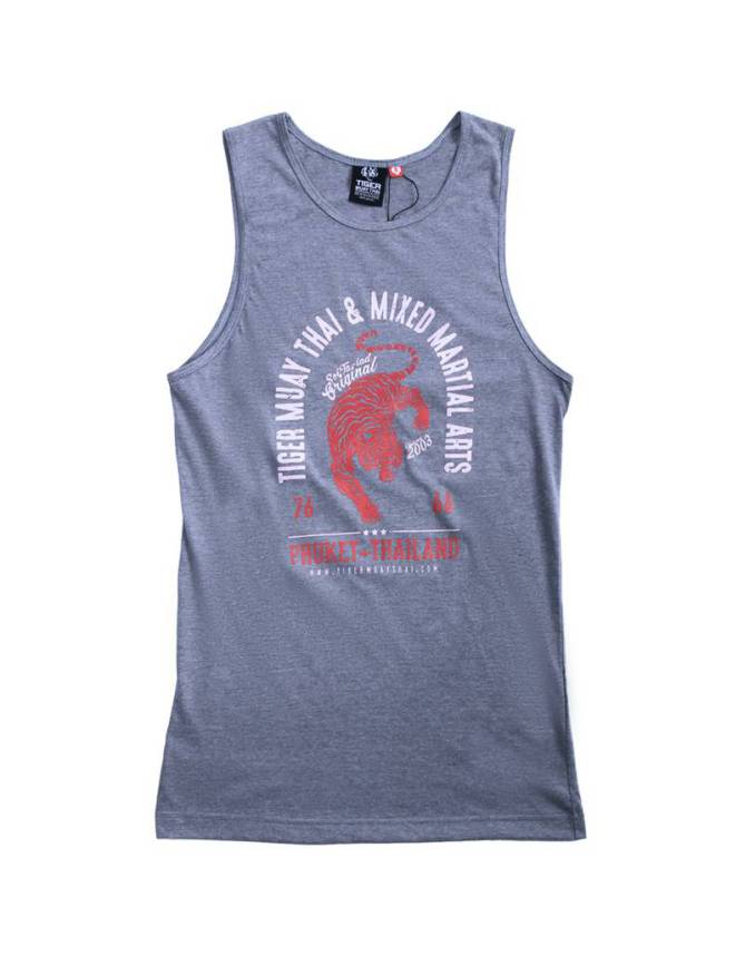 Singlet Vintage Tiger GREY