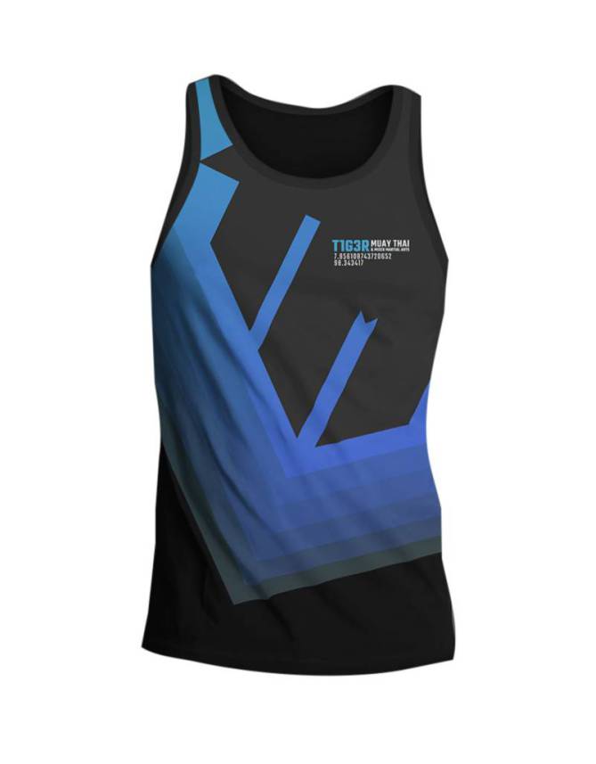 Singlet TMT Gradient Ocean Blue