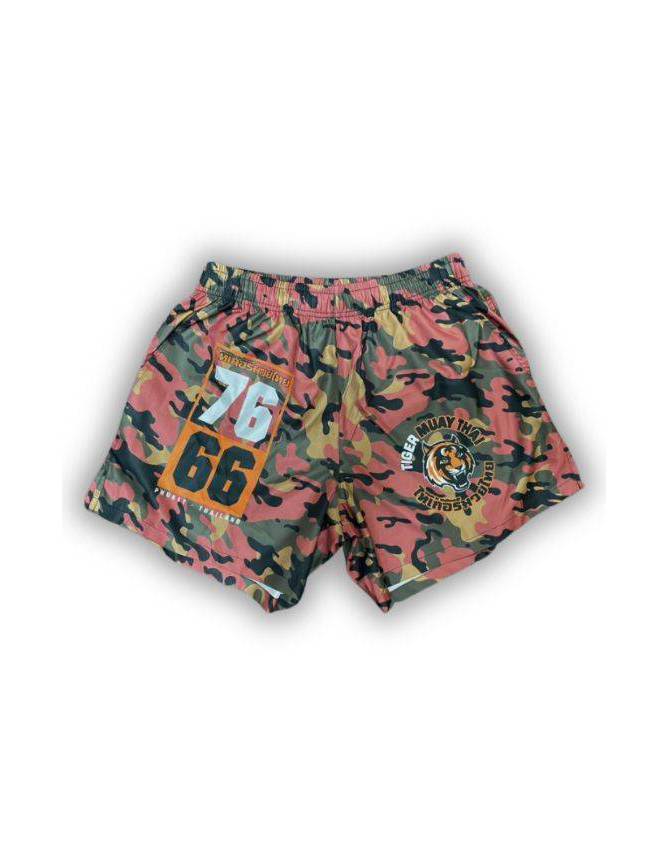 Tiger Gym Shorts Camo Copper