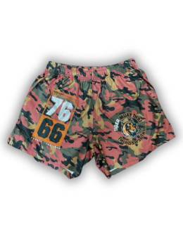 Tiger Gym Shorts Camo Copper