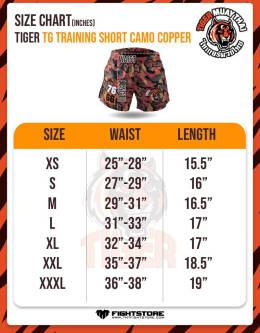 TG Training Short Camo Copper