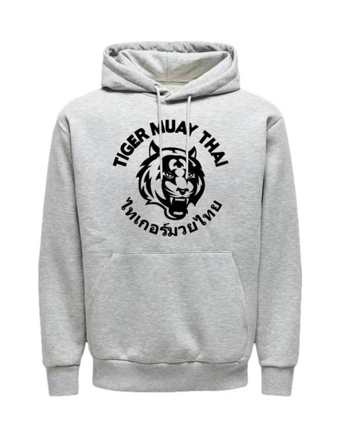 Hoodies Tiger Original Grey