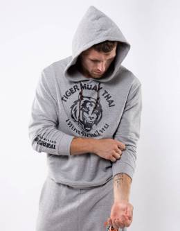 Hoodies Tiger Original Grey