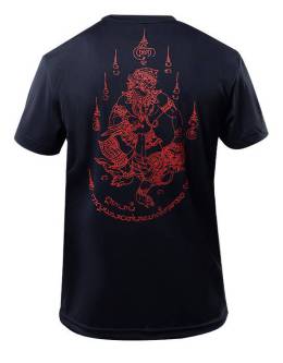 Shirt Red Monkey King Black