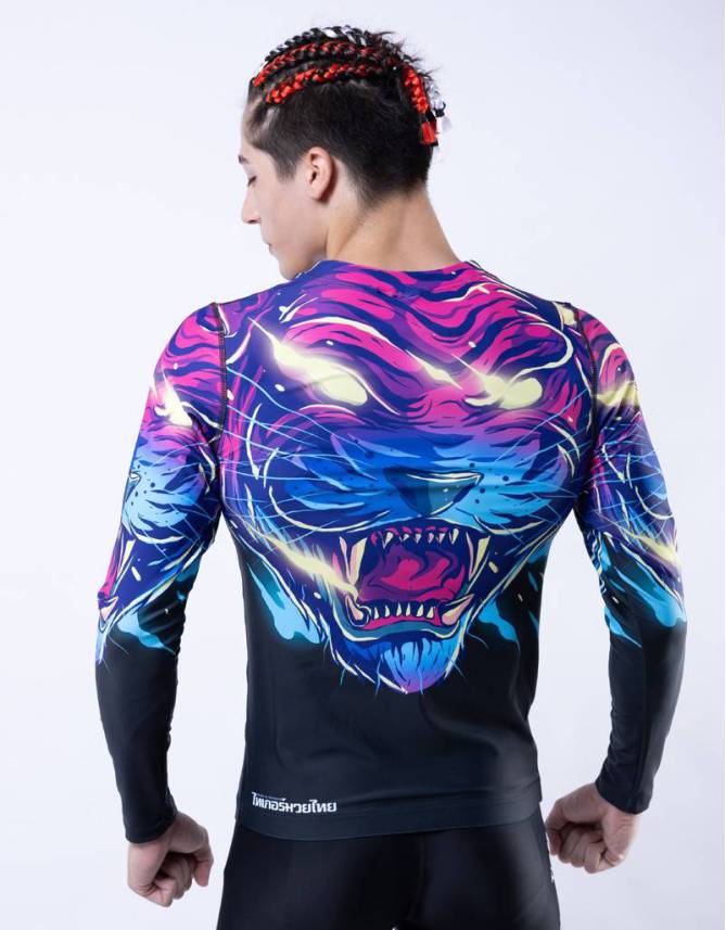 Rashguard LS Men Multicolor