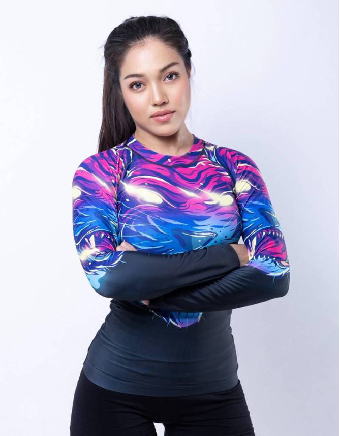 Rashguard Women Multicolor