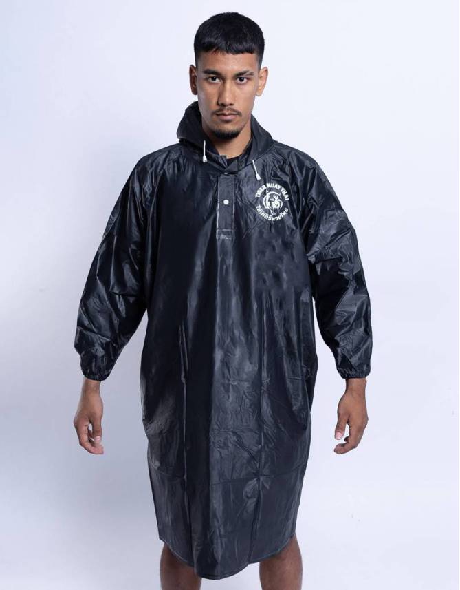 Tiger Black Raincoat