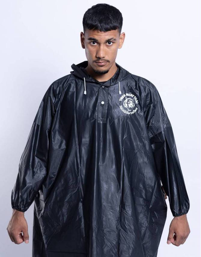 Tiger Black Raincoat