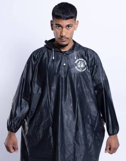 Tiger Black Raincoat