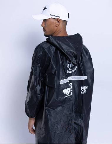 Tiger Black Raincoat