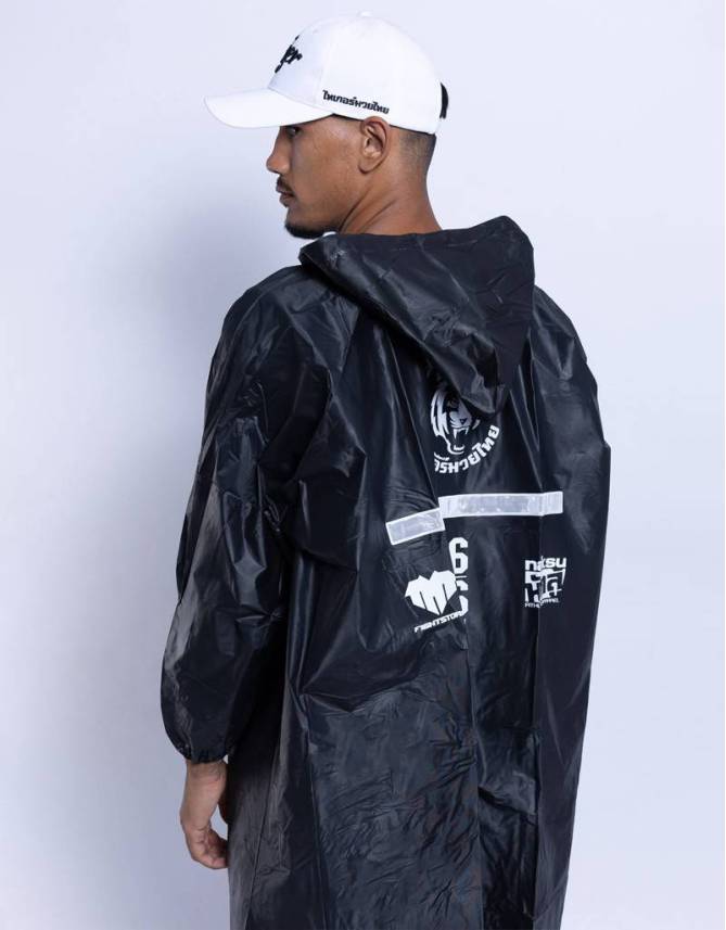 Tiger Black Raincoat