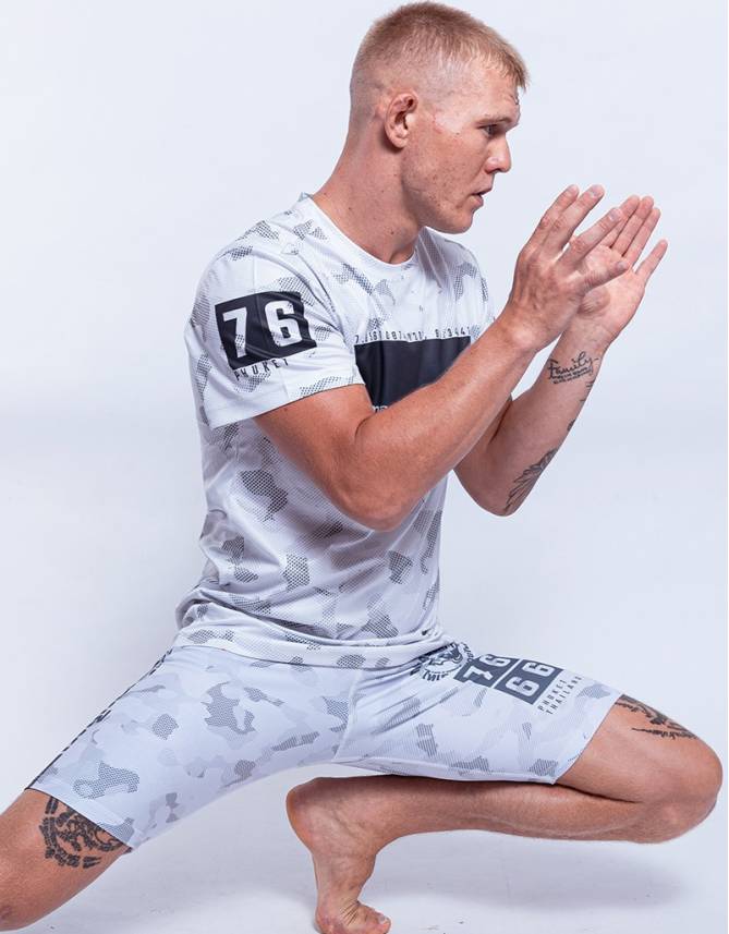 Compression men CAMO White