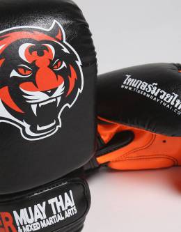 Gloves - Muay Thai - "Signature" - Black & Orange