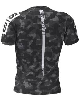 Rashguard Short Sleeve Camo Black