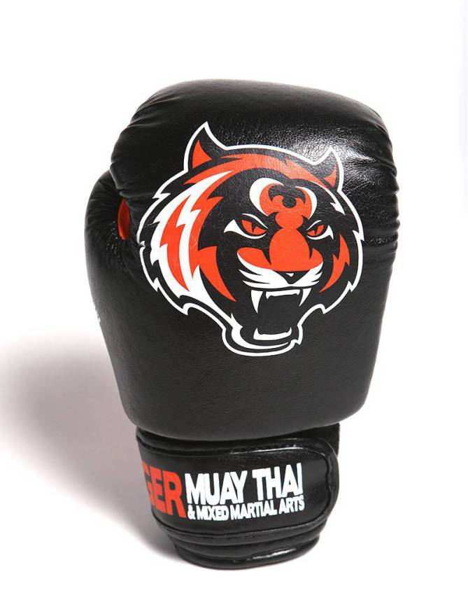 Gloves - Muay Thai - "Signature" - Black & Orange