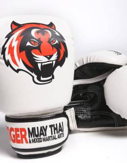 Kids Gloves - Muay Thai - "Signature" - White