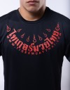 Shirt Red Monkey King Black