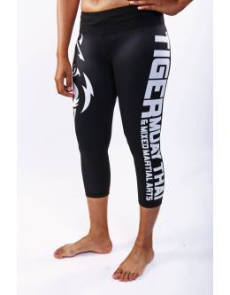 Fitness Tights - 3/4 - "Signature" - Black & White