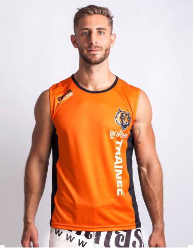 T-Shirt - Sleeveless - "TMT Trainee" - 1stDry - Orange