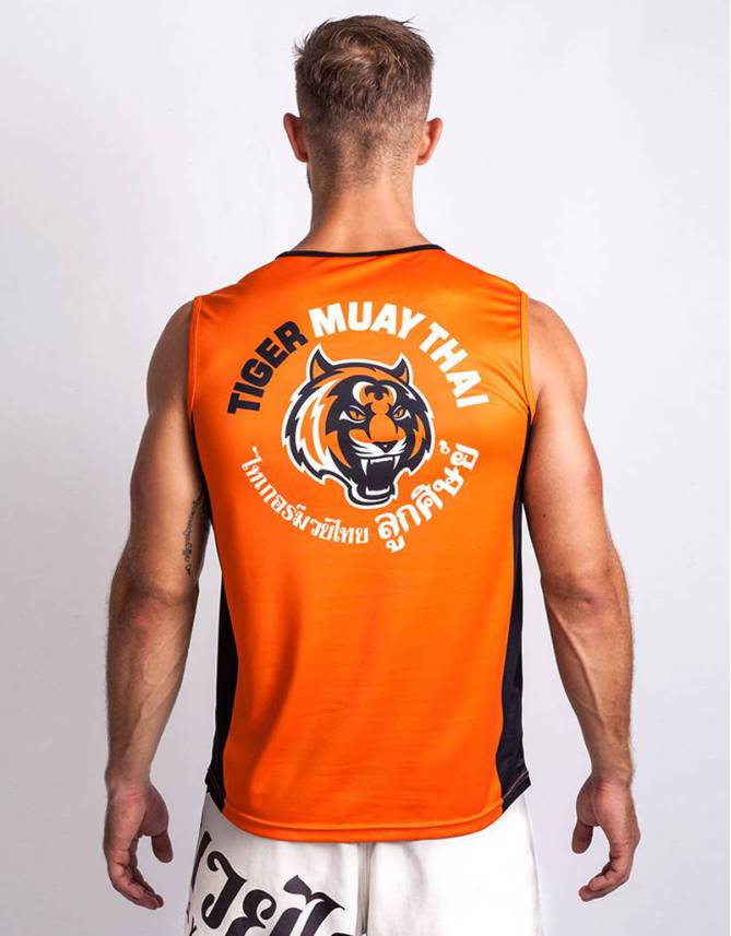 T-Shirt - Sleeveless - "TMT Trainee" - 1stDry - Orange