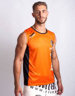 T-Shirt - Sleeveless - "TMT Trainee" - 1stDry - Orange